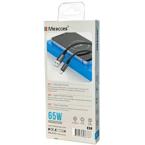 کابل USB به Type-C C38 - Image 3