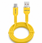کابل سیلیکونی USB-A به USB-C گرین لاین Green Lion USB-A TO USB-C Silicone Cable